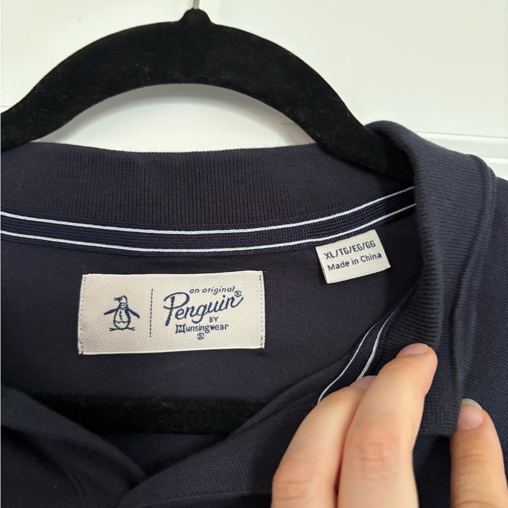 Original Penguin Men's Navy Polo Shirt - Picture 2 of 3